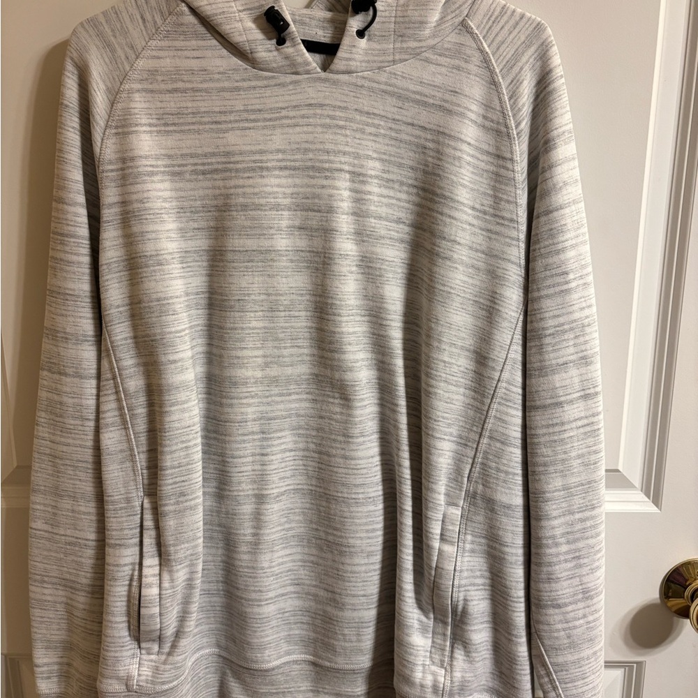 American Eagle Outfitters Gray Striped Hoodie